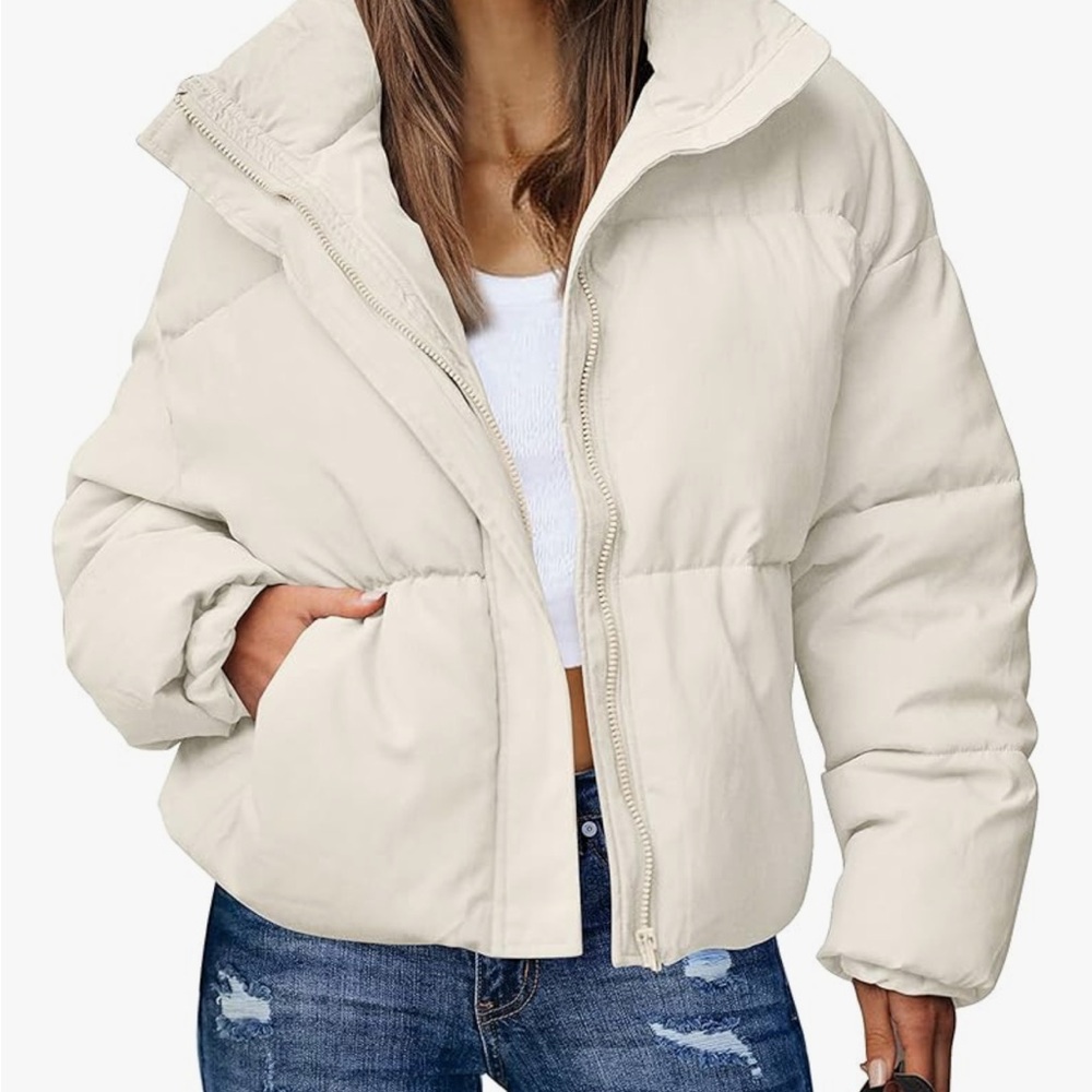 Cream Puffer Jacket